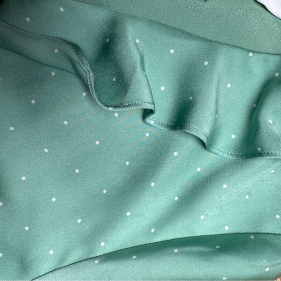 BCBGeneration Mint Ruffle Wrap Dress‎ - Picture 4 of 4